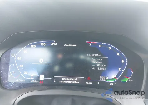 2022 BMW M440I xDrive z USA, uszkodzony, nr VIN WBA63AT07NCK16398